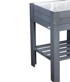 Wagner Holz-Hochbeet GreenBOX light, ca. B53,5/H70/T53,5 cm Dunkelgrau Sale