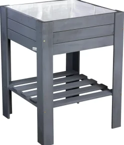 Wagner Holz-Hochbeet GreenBOX light, ca. B53,5/H70/T53,5 cm Dunkelgrau Sale