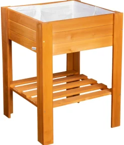 Wagner Holz-Hochbeet GreenBOX light, ca. B53,5/H70/T53,5 cm Braun Hot