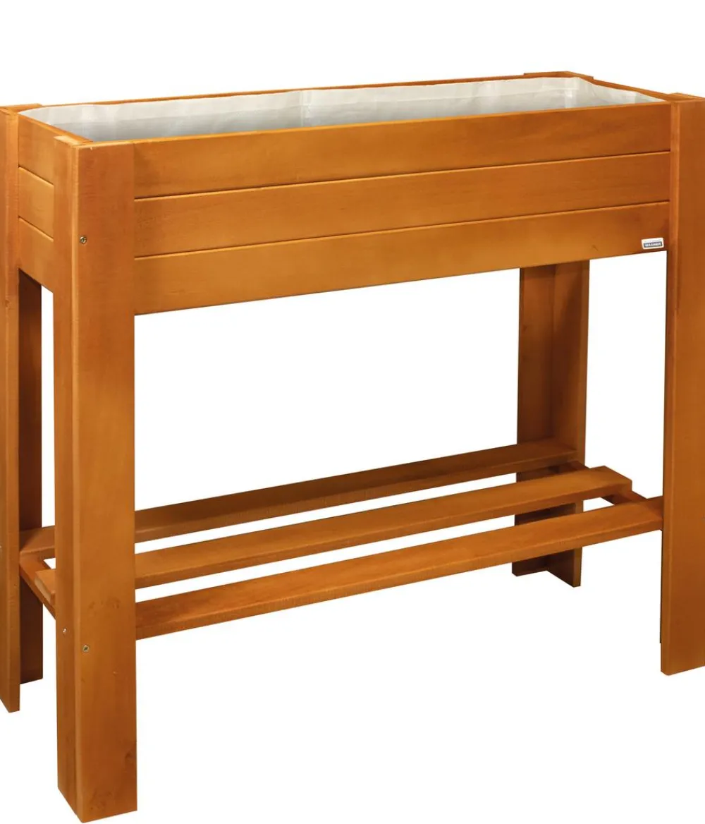 Wagner Hochbeete & Frühbeete - Holz-Hochbeet GreenBOX light, ca. B83/H70/T34,5 cm Braun