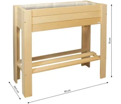 Wagner Hochbeete & Frühbeete > Holz-Hochbeet GreenBOX light, ca. B83/H70/T34,5 cm