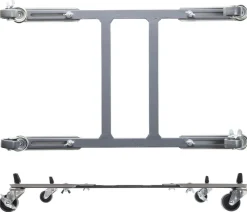 Wagner Rolluntersetzer - Multi Roller Suncity, ca. B30/H5,9/T66 cm Grau