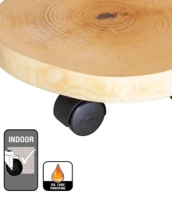 Wagner Pflanzenroller Birke, ca. Ø30/H8 cm Natur Clearance