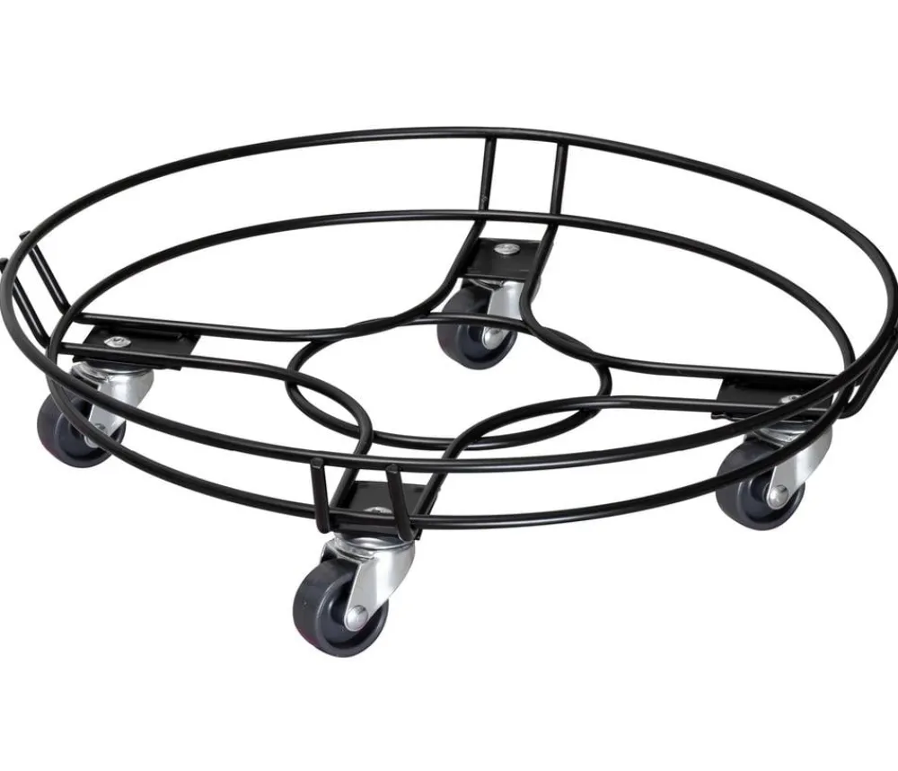 Wagner Rolluntersetzer - Pflanzenroller, ca. Ø38/H9,6 cm Schwarz