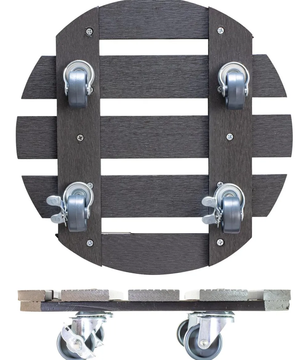 Wagner Pflanzroller, Ø 29 cm Dunkelgrau New