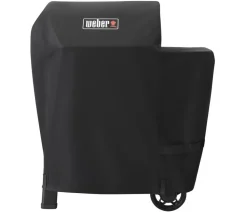Weber Grillabdeckungen - Abdeckhaube Premium SMOQUE, ca. B98/H113/T57 cm Schwarz