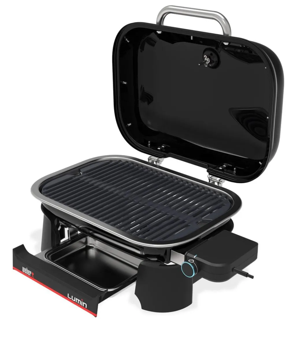 Weber Elektrogrills - Elektrogrill Lumin Compact, ca. B58,5/H28/T42 cm Schwarz