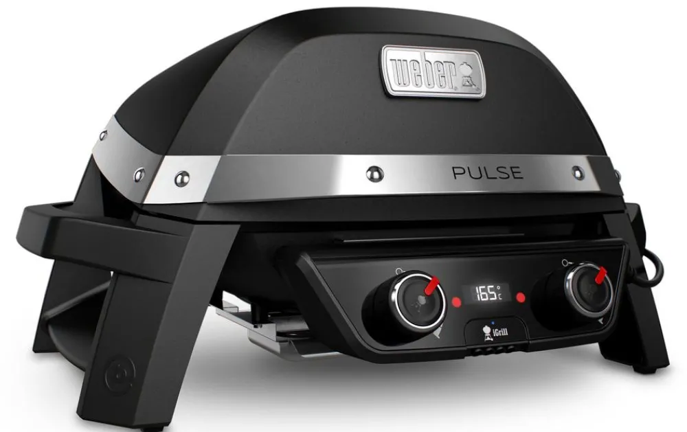 Weber Elektrogrill Pulse 2000 Black Schwarz Discount