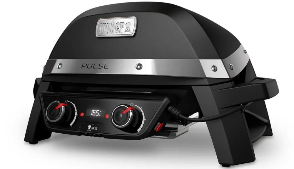 Weber Elektrogrill Pulse 2000 Black Schwarz Discount