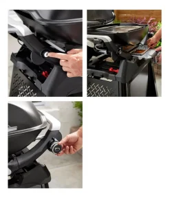 Weber Gasgrill Q2200N mit Stand, ca. B126/H102/T52 cm Schwarz Hot
