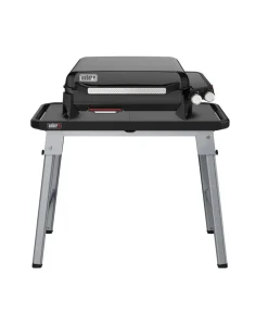 Weber Gasgrills - Gasgrill SLATE GP 56 cm Premium Plancha, inkl. klappbarer Grilltisch Schwarz
