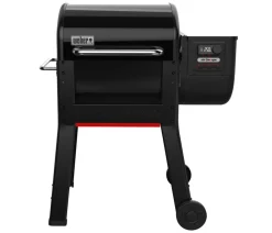 Weber Holzkohlegrills - Holzpelletgrill SMOQUE, ca. B98/H113/T57 cm Schwarz