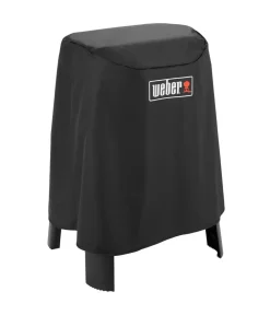 Weber Premium Abdeckhaube Lumin Stand, ca. B35/H100/T60 cm Schwarz Clearance