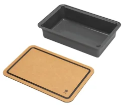 Weber Grillzubehör > WORKS Box und Schneidebrett, ca. B36/H2/T24 cm, 2-teilig