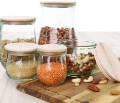 WECK Einkochautomaten & Zubehör > ® Sturzglas, inkl. Holzdeckel und Schäufelchen, 500 ml