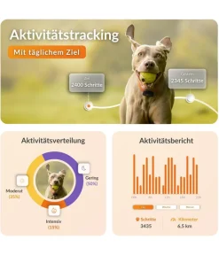 Weenect XS GPS-Tracker für Hunde, ca. B6,05/H2,45/T1,5 cm Schwarz Outlet