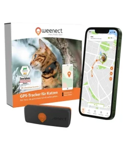 Weenect Mehr Katzenzubehör > XS GPS-Tracker für Katzen, ca. B6,05/H2,45/T1,5 cm