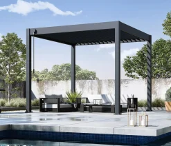 Weide Pergolen > Classic Pergola Alu-Stahl, ca. B300/H255/T300 cm
