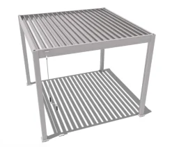 Weide Classic Pergola Alu-Stahl, ca. B300/H255/T300 cm Ivory Sand Discount