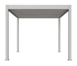 Weide Classic Pergola 3x4 Alu-Stahl, ca. B400/H255/T300 cm Ivory Sand Discount