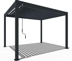 Weide Classic Pergola 3x3,6 Alu-Stahl, ca. B360/H255/T300 cm Anthrazit Clearance