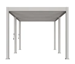 Weide Classic Pergola 3x5,3 Alu-Stahl, ca. B530/H255/T300 cm Ivory Sand New