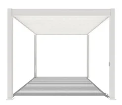 Weide Pergolen - Classic Pergola 3x3,6 Alu-Stahl, ca. B360/H255/T300 cm Weiß