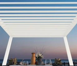 Weide Pergolen - Classic Pergola 3x5,3 Alu-Stahl, ca. B530/H255/T300 cm Weiß