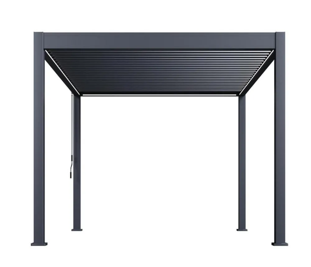 Weide Pavillons > Classic Pergola 3x3,6 inkl. LED, ca. B360/H255/T300 cm