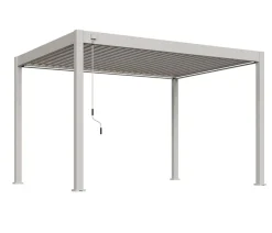 Weide Classic Pergola 3x3,6 inkl. LED, ca. B360/H255/T300 cm Ivory Sand New