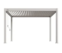 Weide Classic Pergola 3x3,6 inkl. LED, ca. B360/H255/T300 cm Ivory Sand New