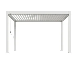 Weide Pavillons - Classic Pergola 3x3,6 inkl. LED, ca. B360/H255/T300 cm Weiß