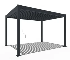 Weide Pergolen > Deluxe Pergola Voll-Alu, ca. B400/H255/T300 cm
