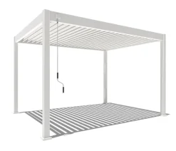 Weide Deluxe Pergola Voll-Alu, ca. B400/H255/T300 cm Weiß Online
