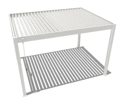 Weide Deluxe Pergola Voll-Alu, ca. B400/H255/T300 cm Weiß Online