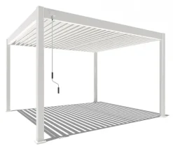 Weide Pergolen > Deluxe Pergola Voll-Alu, ca. B400/H255/T360 cm