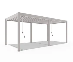 Weide Pergolen > Deluxe Pergola Voll-Alu, ca. B600/H255/T300 cm