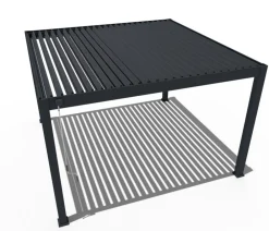 Weide Pergolen - Pergola Deluxe Plus 4x4, ca. B400/H255/T400 cm Anthrazit