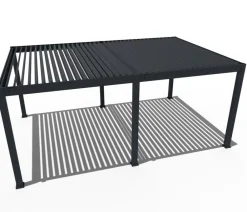 Weide Pergola Deluxe Plus 4x6, ca. B600/H255/T400 cm Anthrazit