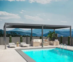 Weide Pergola Deluxe Plus 4x6, ca. B600/H255/T400 cm Anthrazit