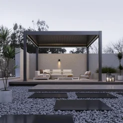 Weide Pergolen > Pergola LED E-Deluxe Plus 4x4, ca. B400/H255/T400 cm