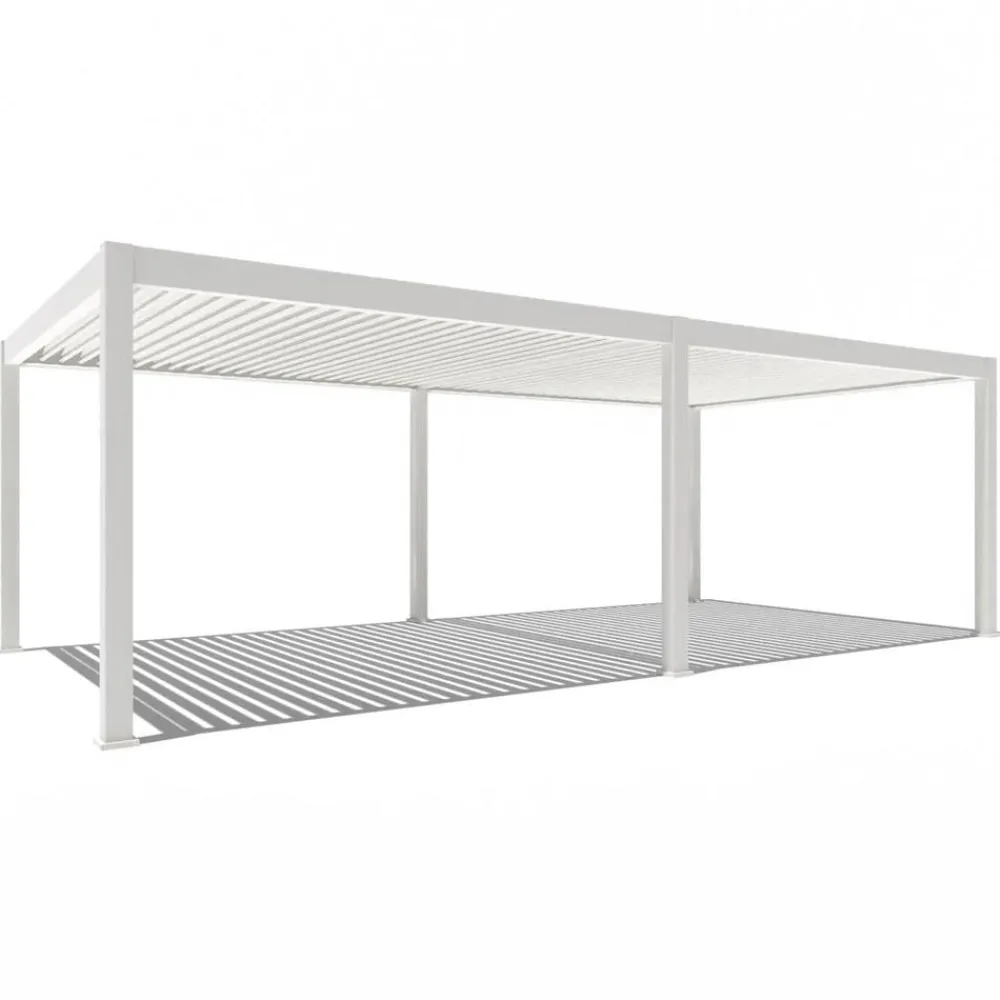 Weide Pergolen|Gasgrills > Pergola LED E-Deluxe Plus 4x8, ca. B800/H255/T400 cm