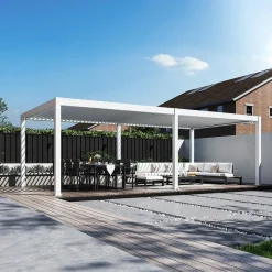 Weide Pergolen|Gasgrills > Pergola LED E-Deluxe Plus 4x8, ca. B800/H255/T400 cm