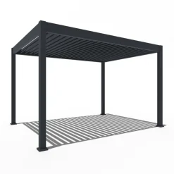 Weide Pergola LED E-Deluxe 3x4, ca. B400/H255/T300 cm Anthrazit Discount