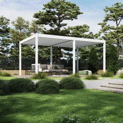 Weide Pergolen > Pergola LED E-Deluxe 3,6x5,3, ca. B530/H255/T360 cm