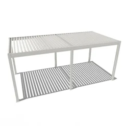 Weide Pergolen - Pergola LED E-Deluxe 3x6, ca. B600/H255/T300 cm Weiß