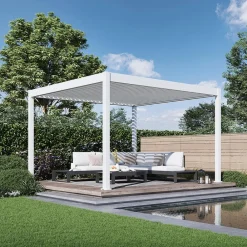 Weide Pergolen > Pergola LED E-Deluxe 3,6x4, ca. B400/H255/T360 cm