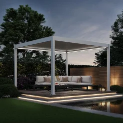 Weide Pergolen > Pergola LED E-Deluxe 3,6x4, ca. B400/H255/T360 cm