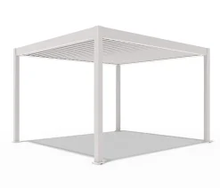 Weide Pergolen - Pergola LED E-Deluxe 3,6x4, ca. B400/H255/T360 cm Ivory Sand