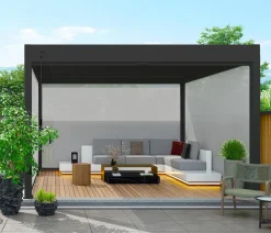 Weide Sonnenrollo für Deluxe/Classic Pergola, ca. 360 cm Anthrazit Clearance